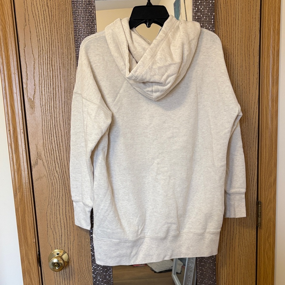Aerie Cream Hoodie Sweatshirt - Picture 2 of 3